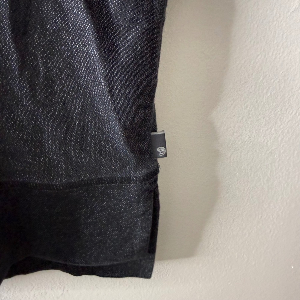 Mountain Hardwear Womens Gray Marl Long Sleeve Active Top Thumbholes Size M - Picture 5 of 9